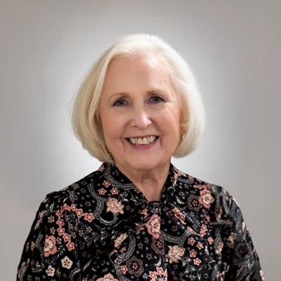 A headshot photo of Nancy